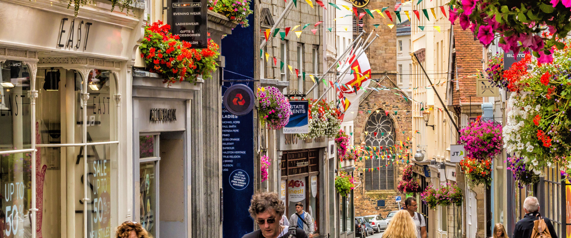 High Street St Peter Port - Images courtesy of VisitGuernsey