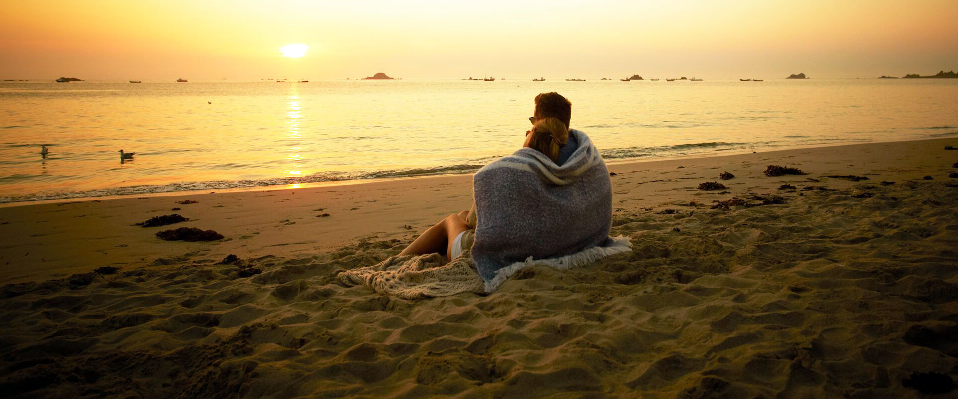 Sunset beach - Images courtesy of VisitGuernsey